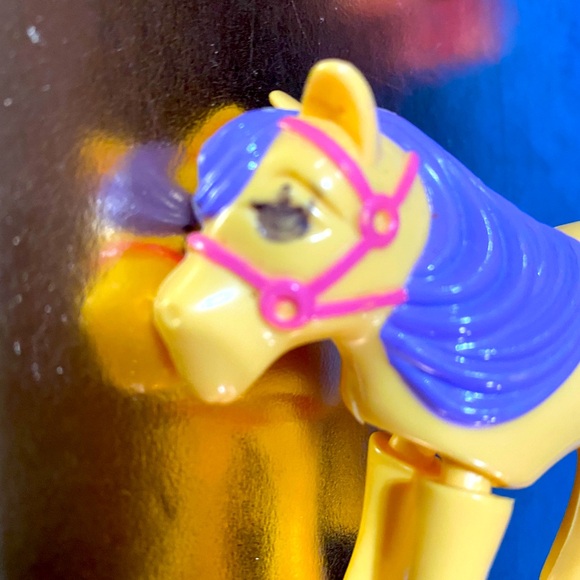 HAPPY HOOFERS PONIES VTG 90’s WIND UP UNICORN & PRANCING PONY TOYS 3” RARE - Picture 9 of 15